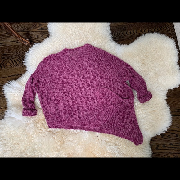 NWOT Free people oversized asymmetrical sweater - Picture 8 of 12